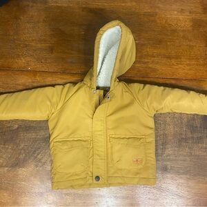Kids brown Hooded Jacket
